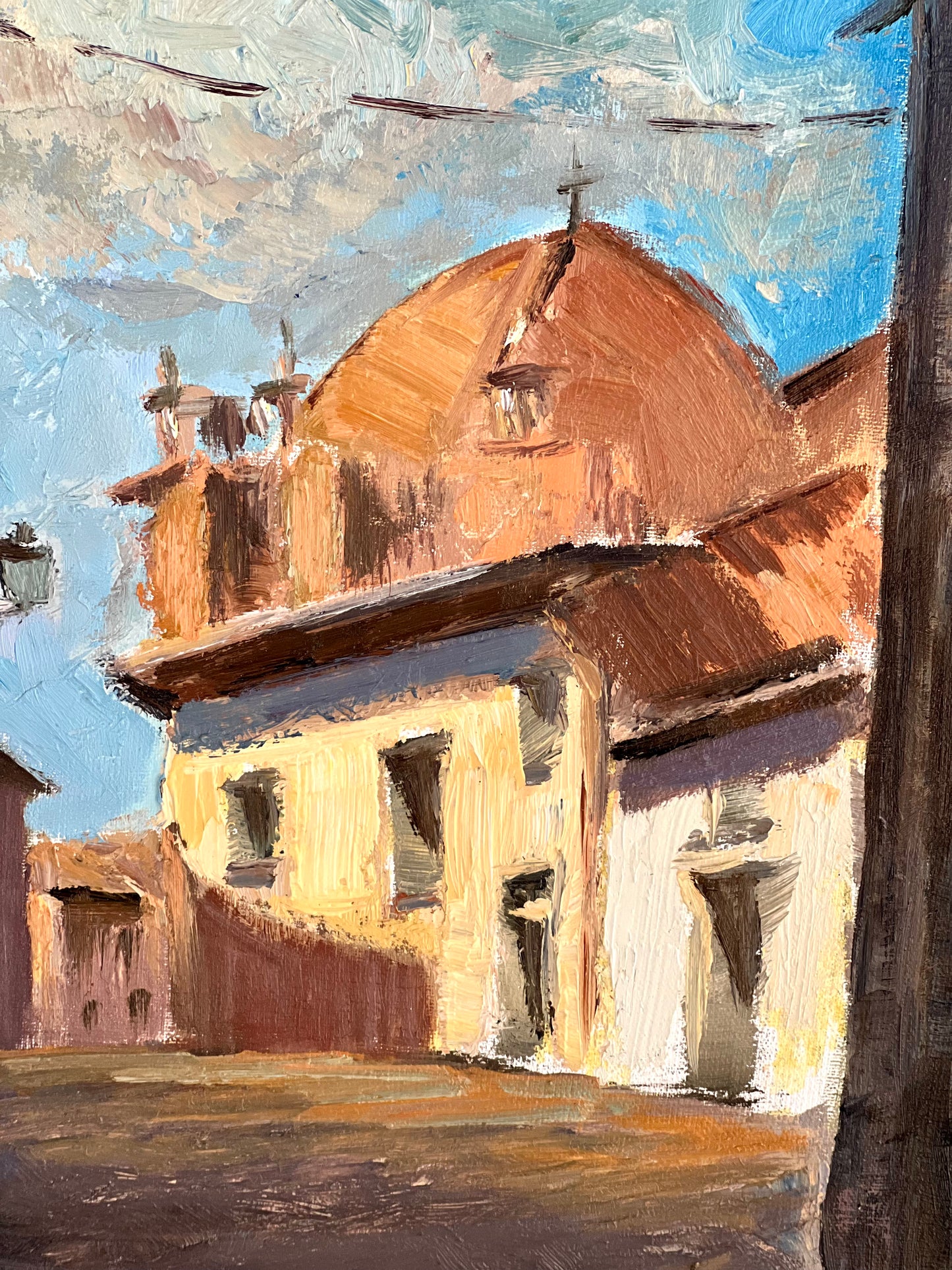 Oil Painting of Italy - Somewhere in Tuscany