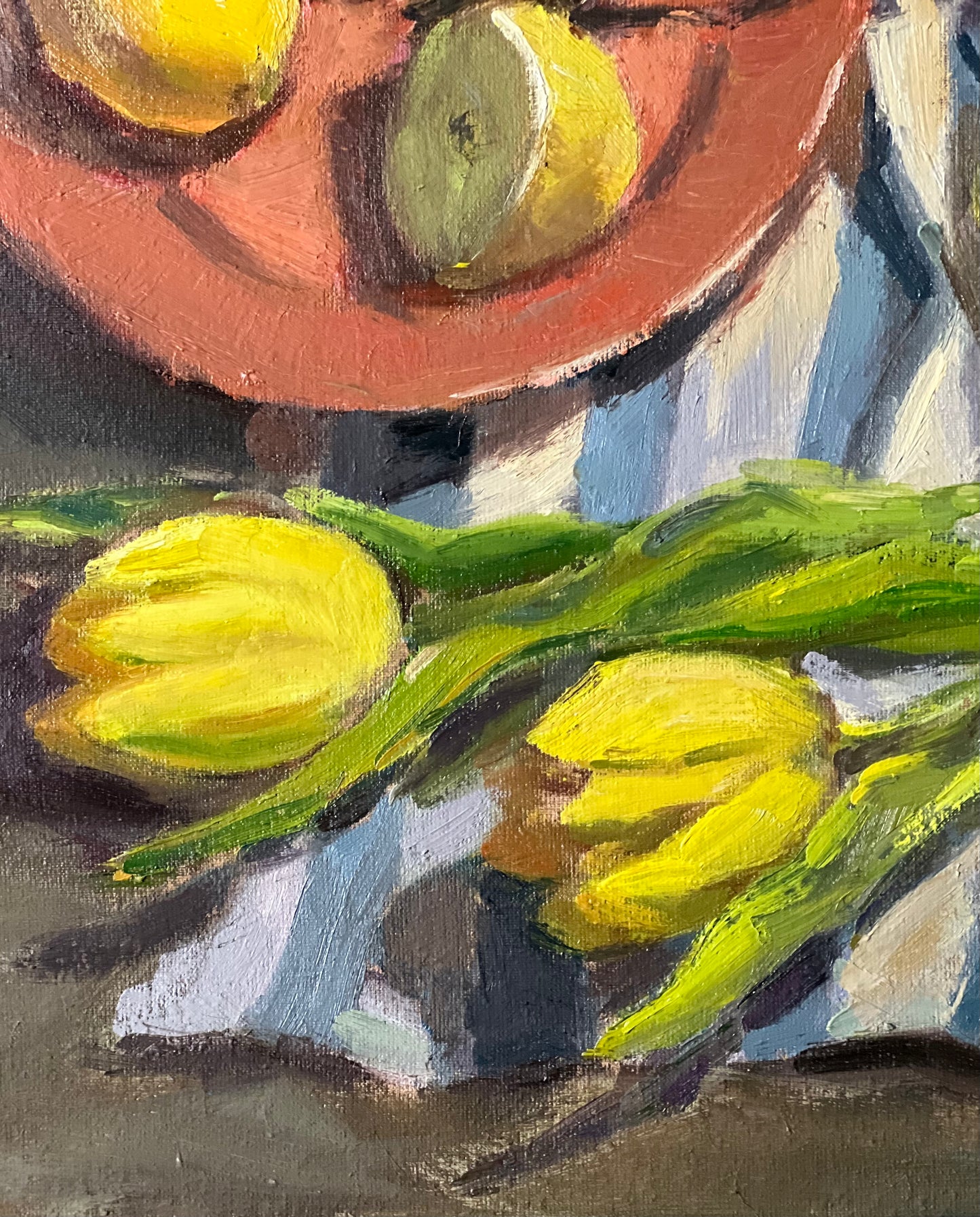 Larger than life lemons! - Original Still Life Oil Painting