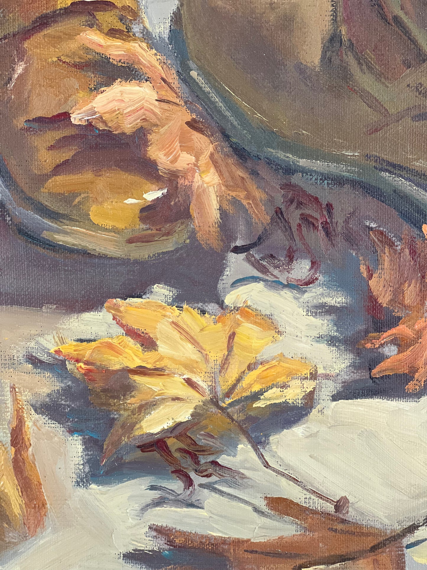 Fall fashion 3 - Large Oil Painting