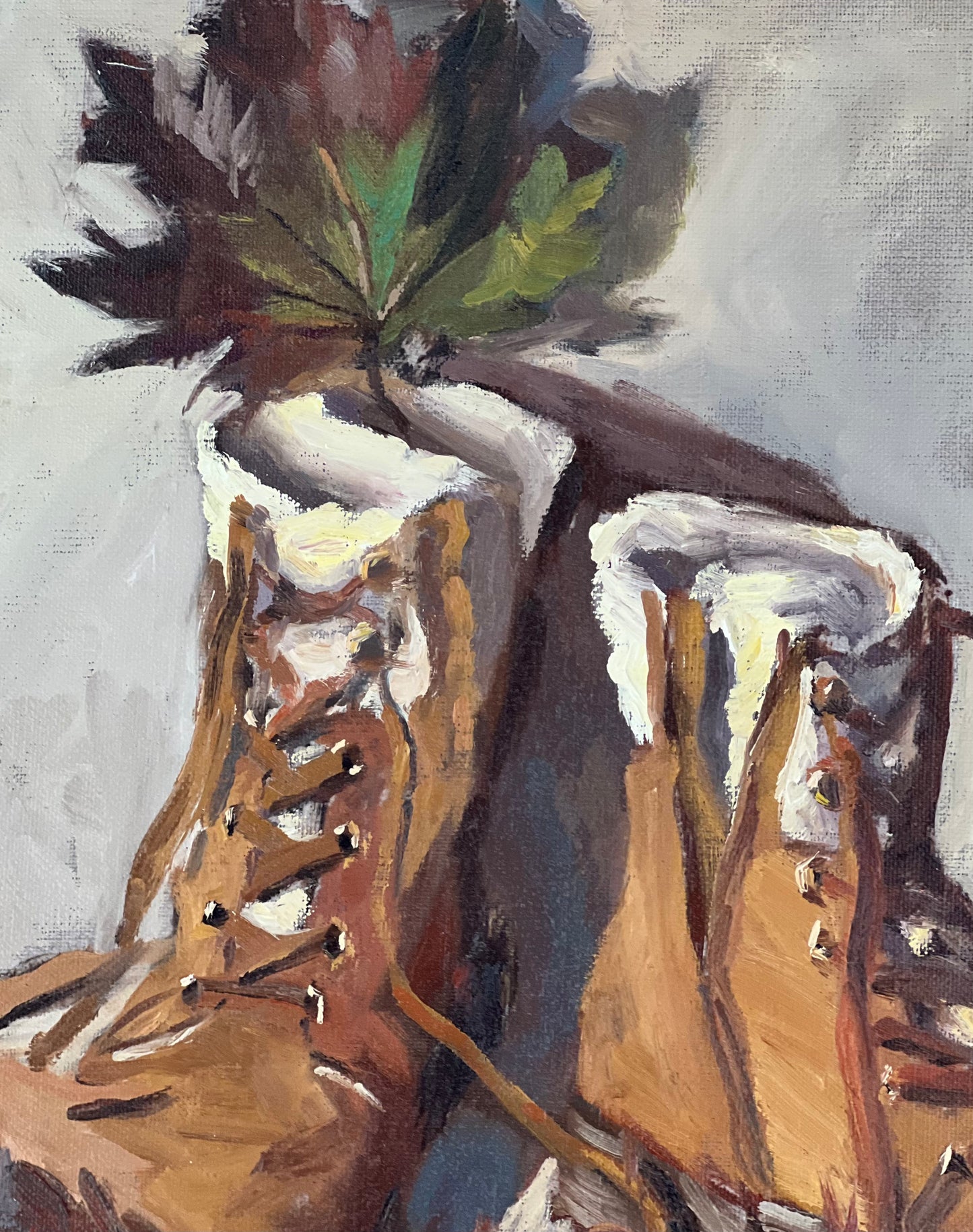 Fall fashion 2 - Large Oil Painting