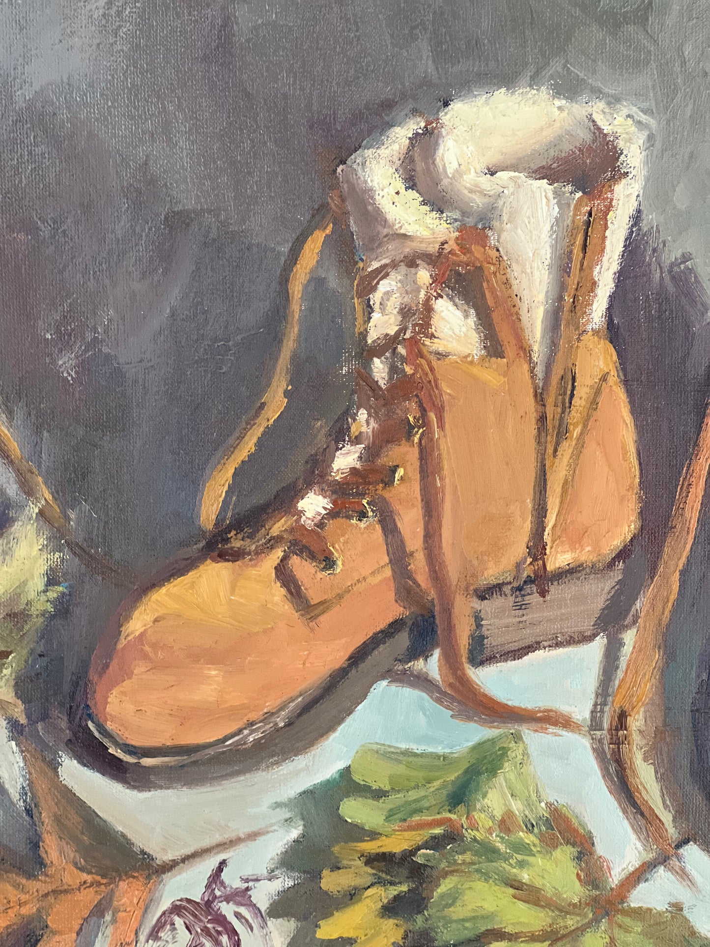 Fall fashion - Large Oil Painting