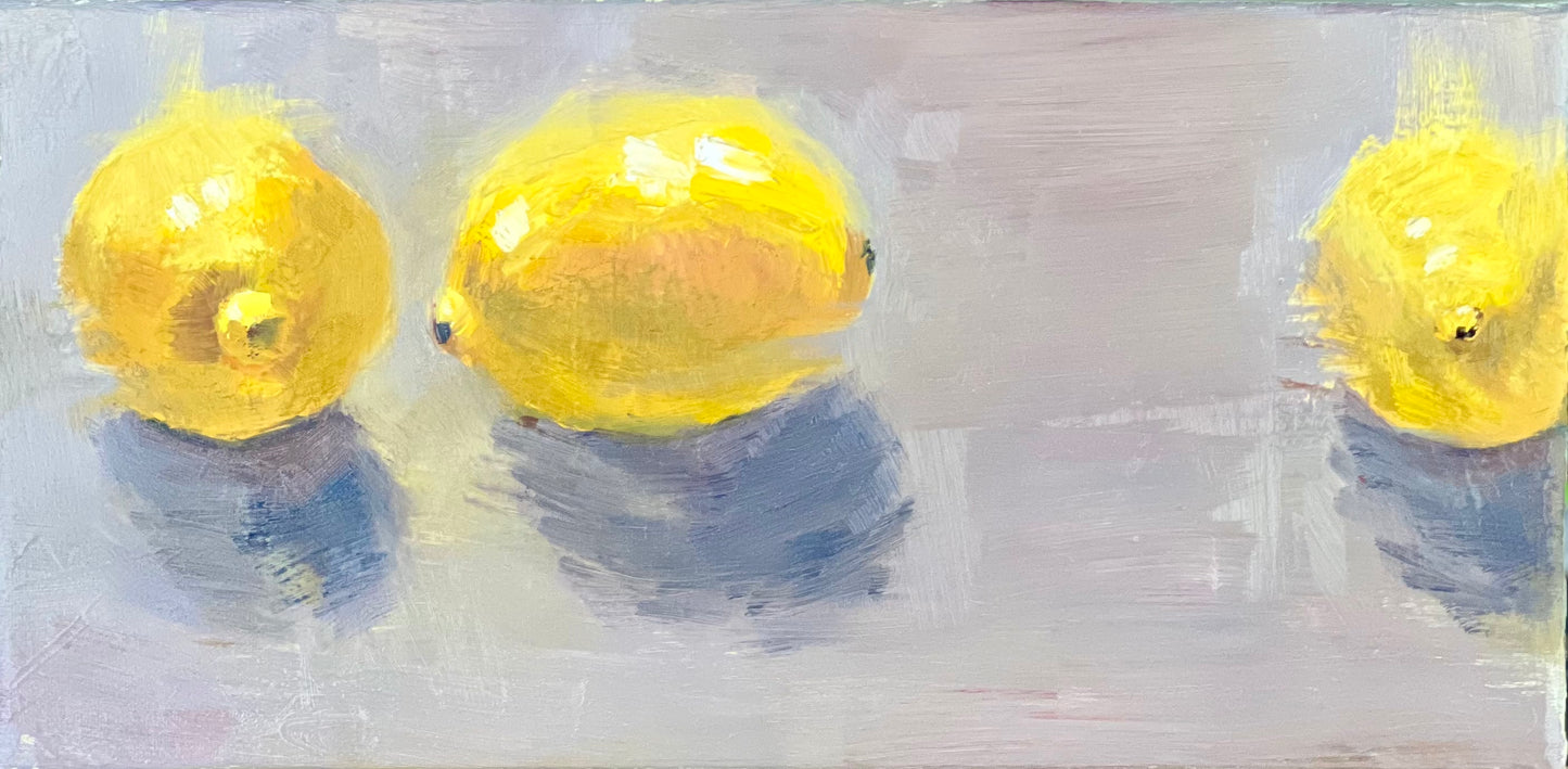 Tangy three! - Still Life Oil Painting
