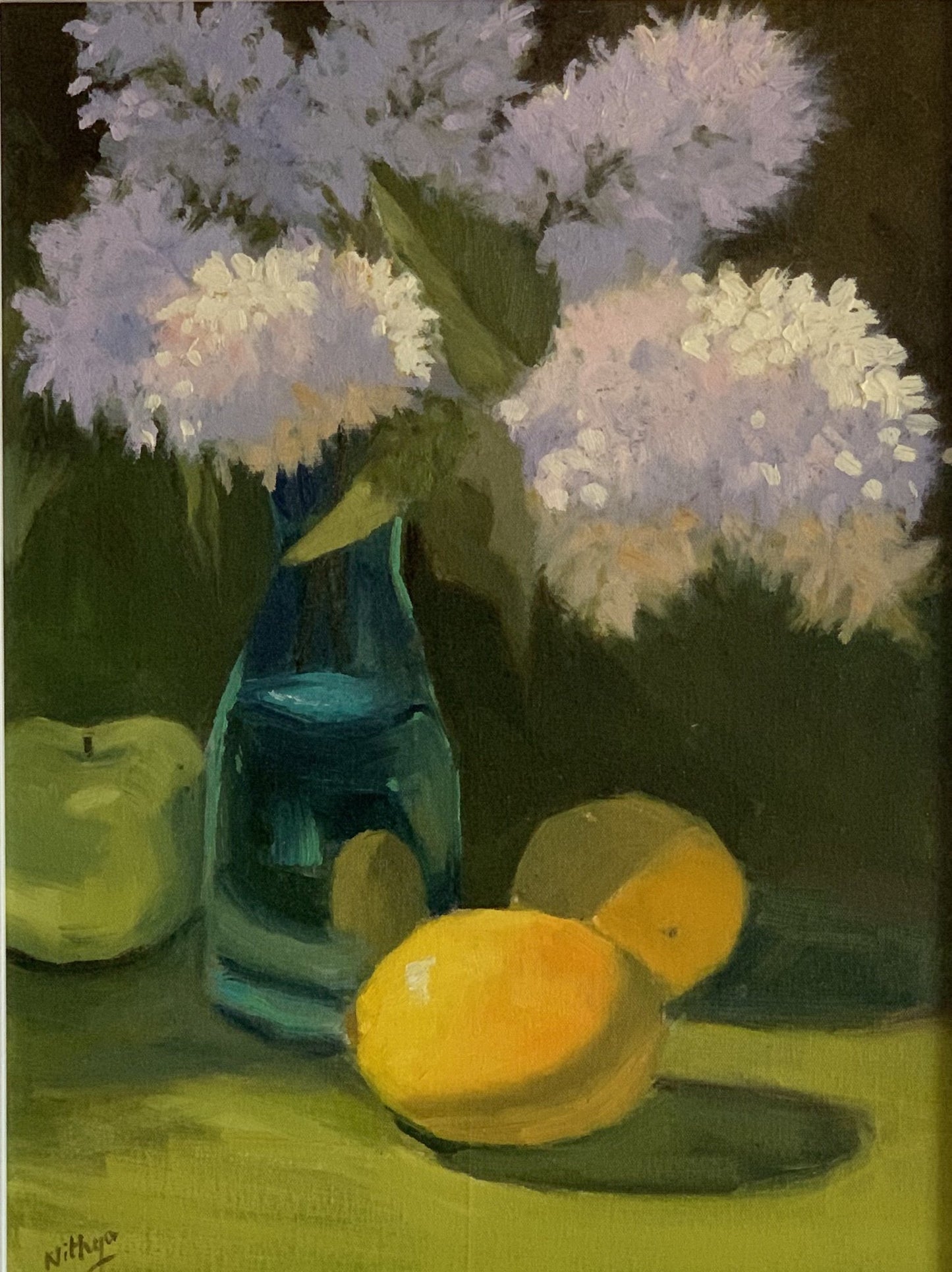 Large Still Life - Lilacs in the Sun