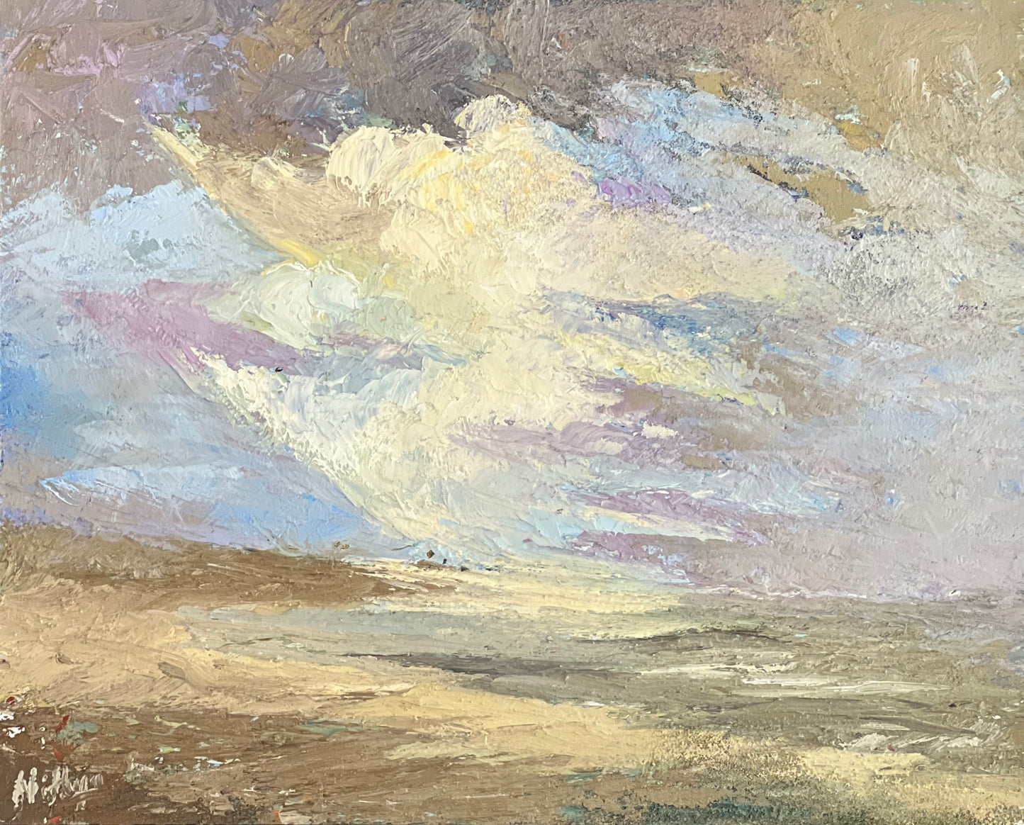 Oil Painting Seascape - Beach Skies Series 1