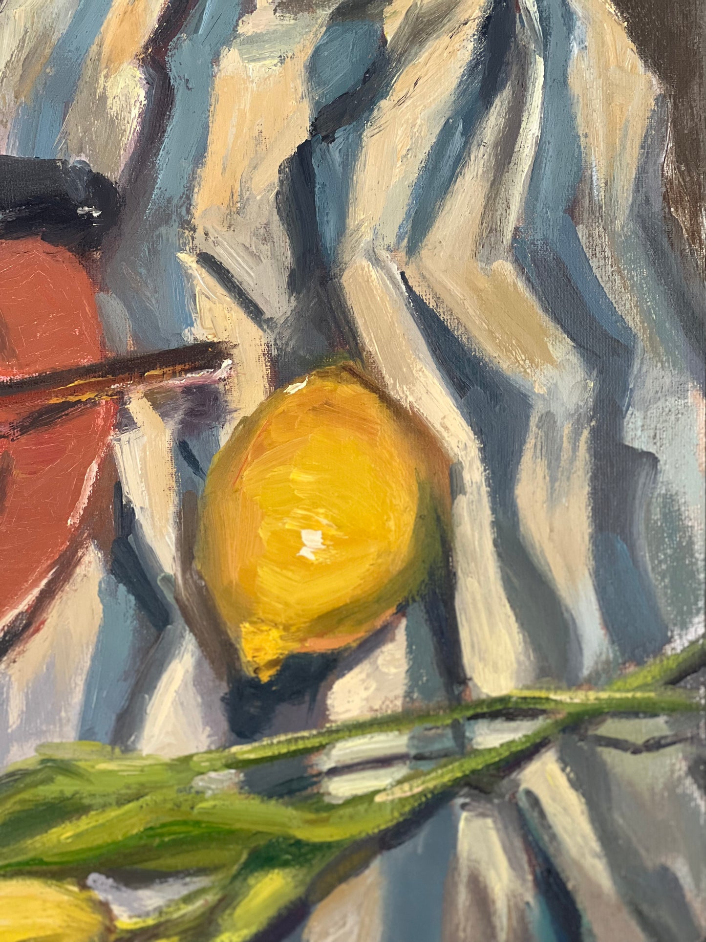 Larger than life lemons! - Original Still Life Oil Painting