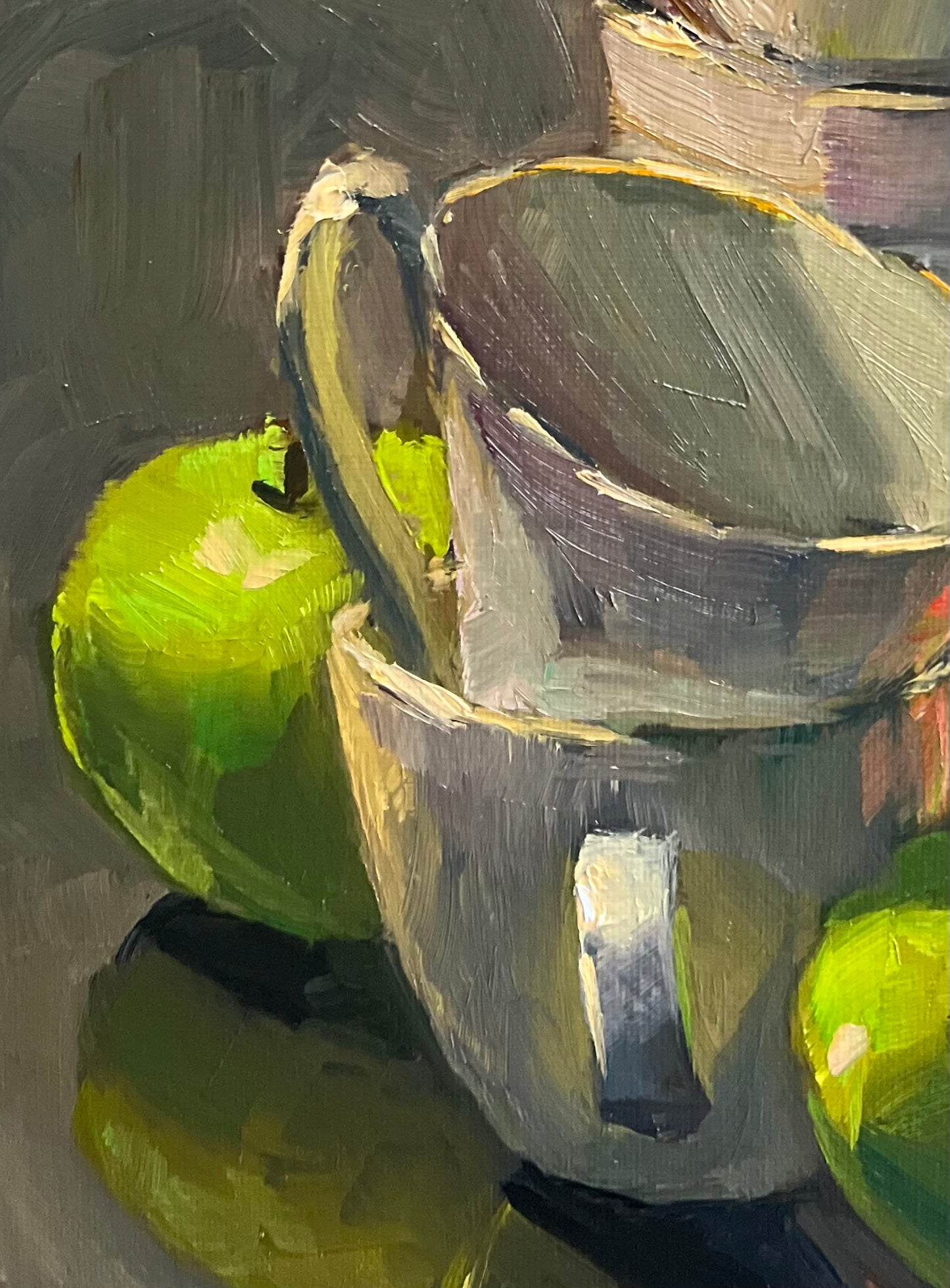 An Apple a Day Series 29 - Small Original Oil Painting