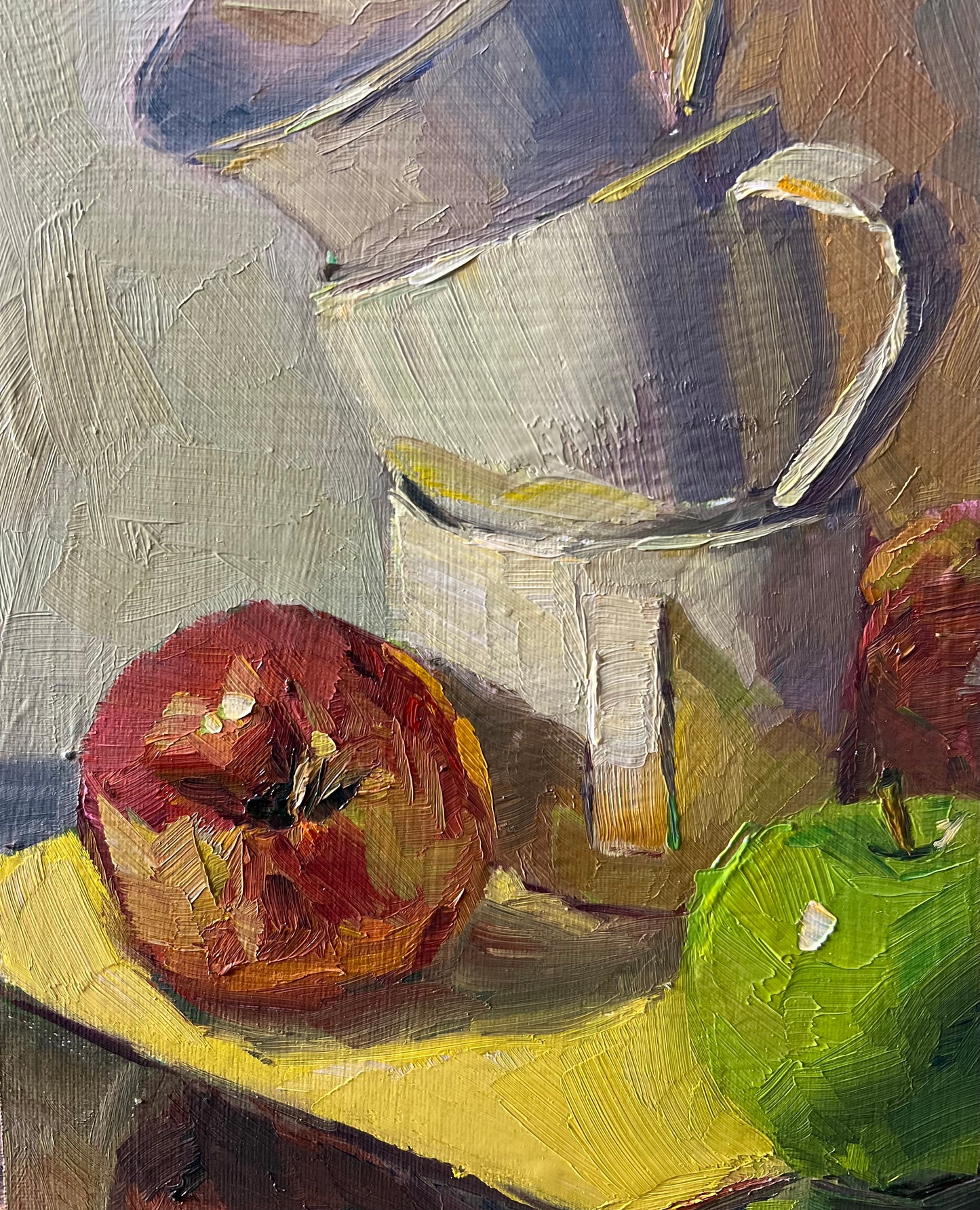 An Apple a Day Series 13 - Small Original Oil Painting