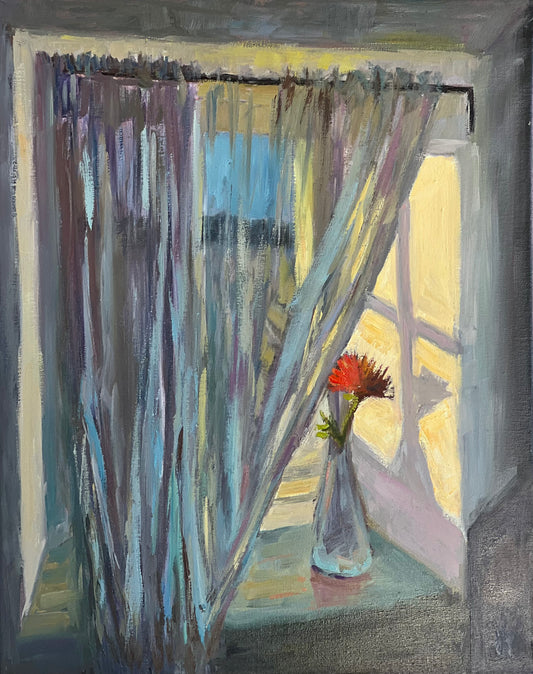 Large Still Life Oil Painting - Morning Window