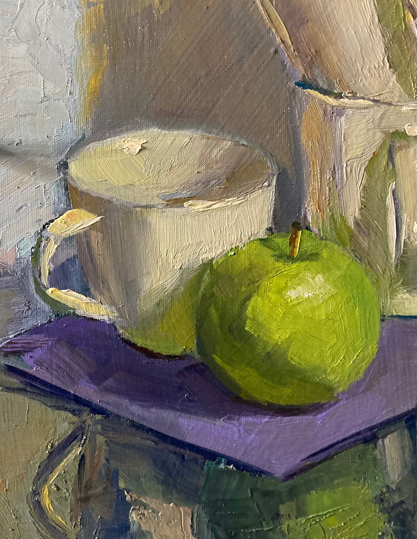 An Apple a Day Series - 25 - Small Original Oil Painting