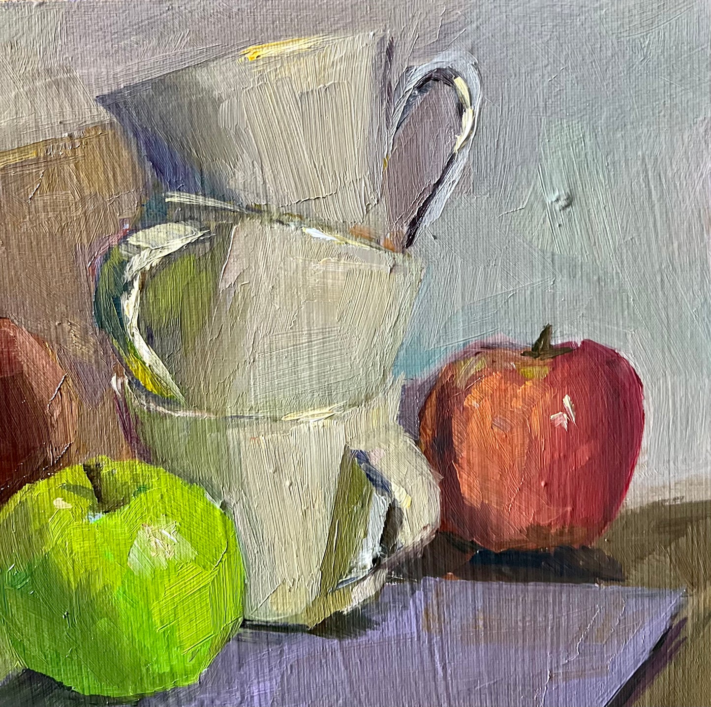 An Apple a Day Series - 20 - Small Original Oil Painting