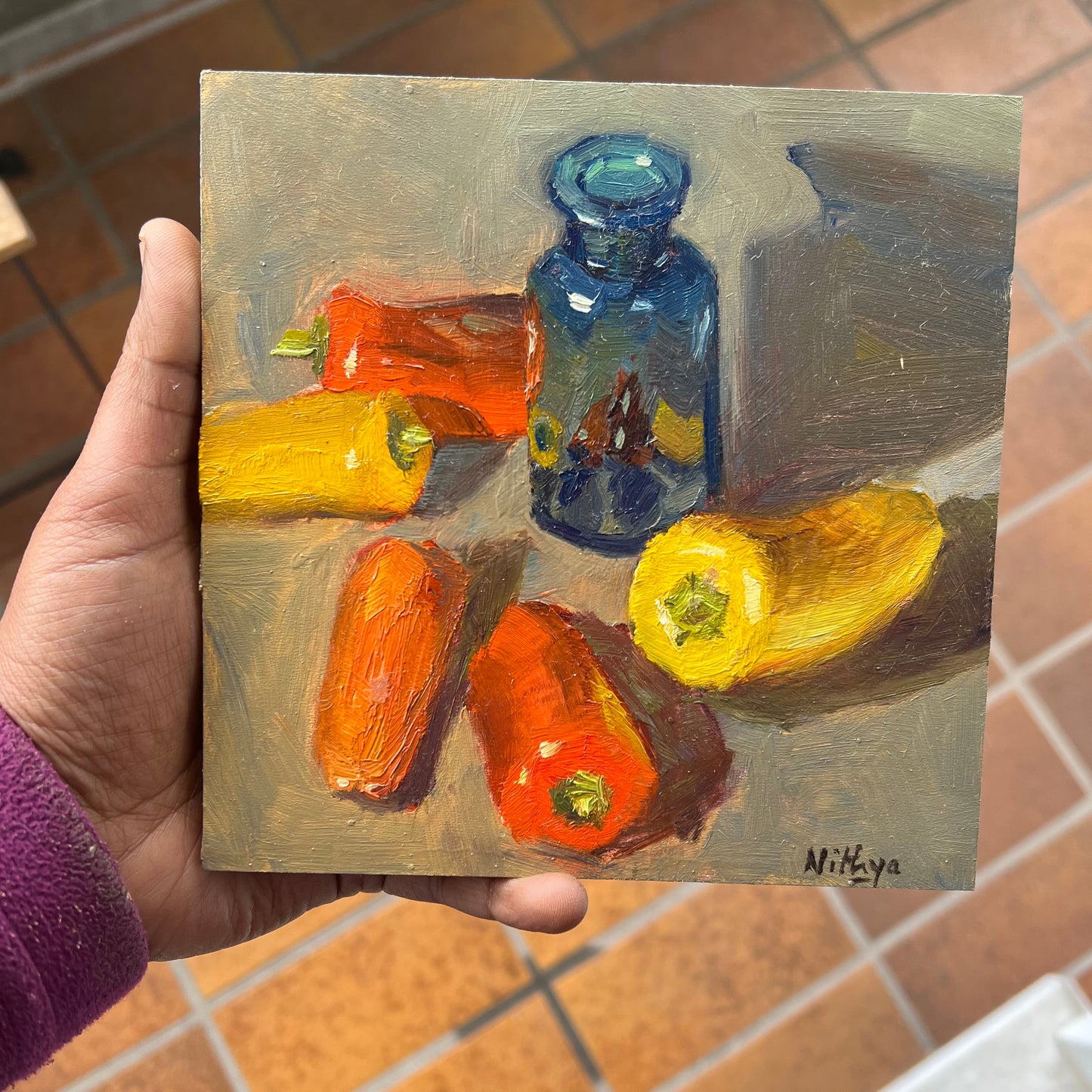 Small Painting - Pepper Party