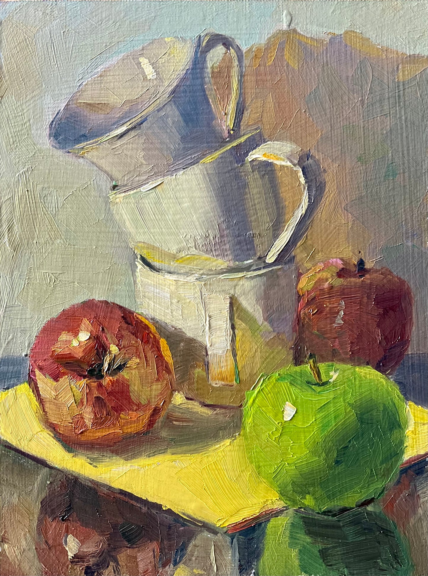An Apple a Day Series 13 - Small Original Oil Painting