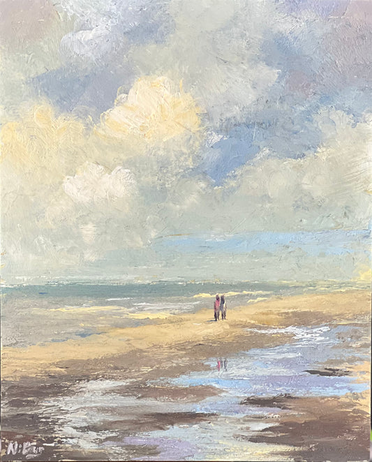 Oil Painting Seascape - Beach Skies Series 5