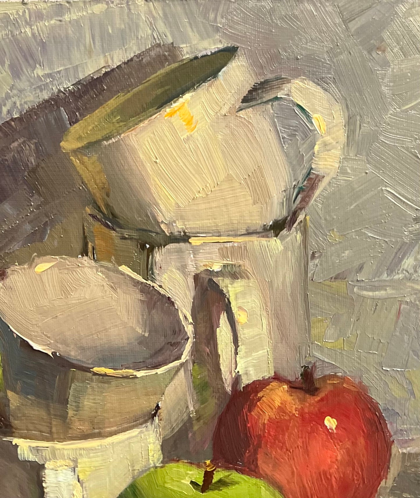 An Apple a Day Series 30 - Small Original Oil Painting