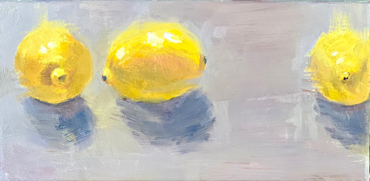 Tangy three! - Still Life Oil Painting